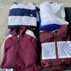 Vintage Rugby Shirts, Sweat Suits, V Neck Sweaters